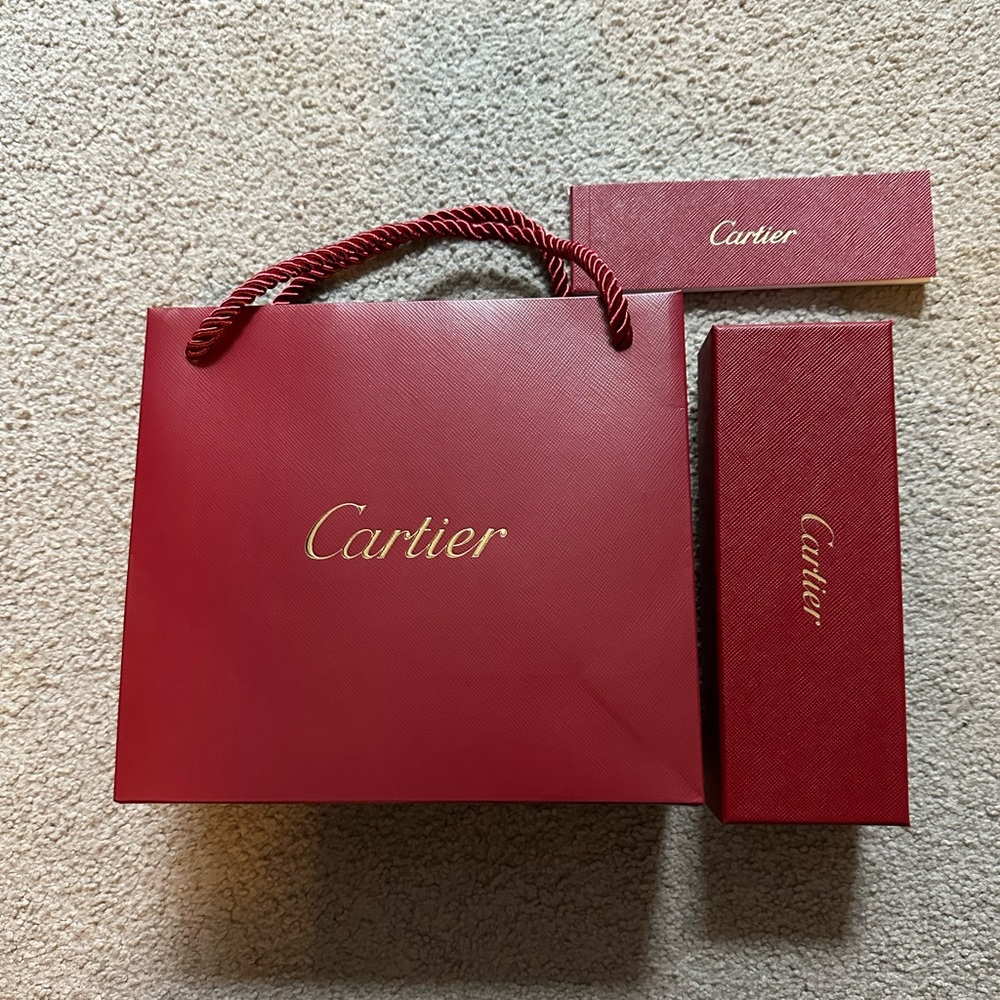 Cartier shopping bag